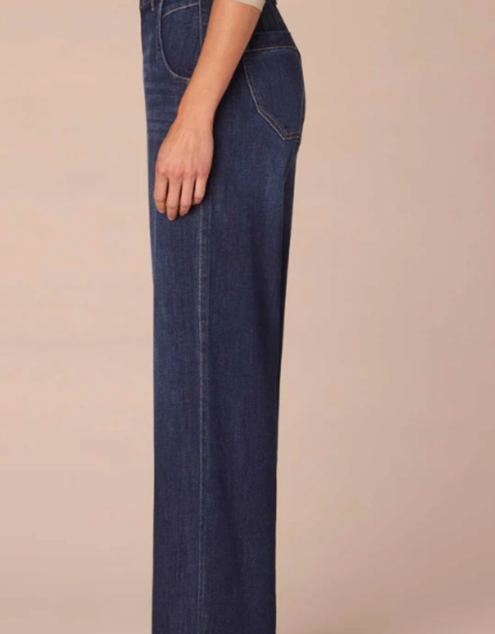 Democracy Democracy Blue Skyrise Wide Leg Jean  AA