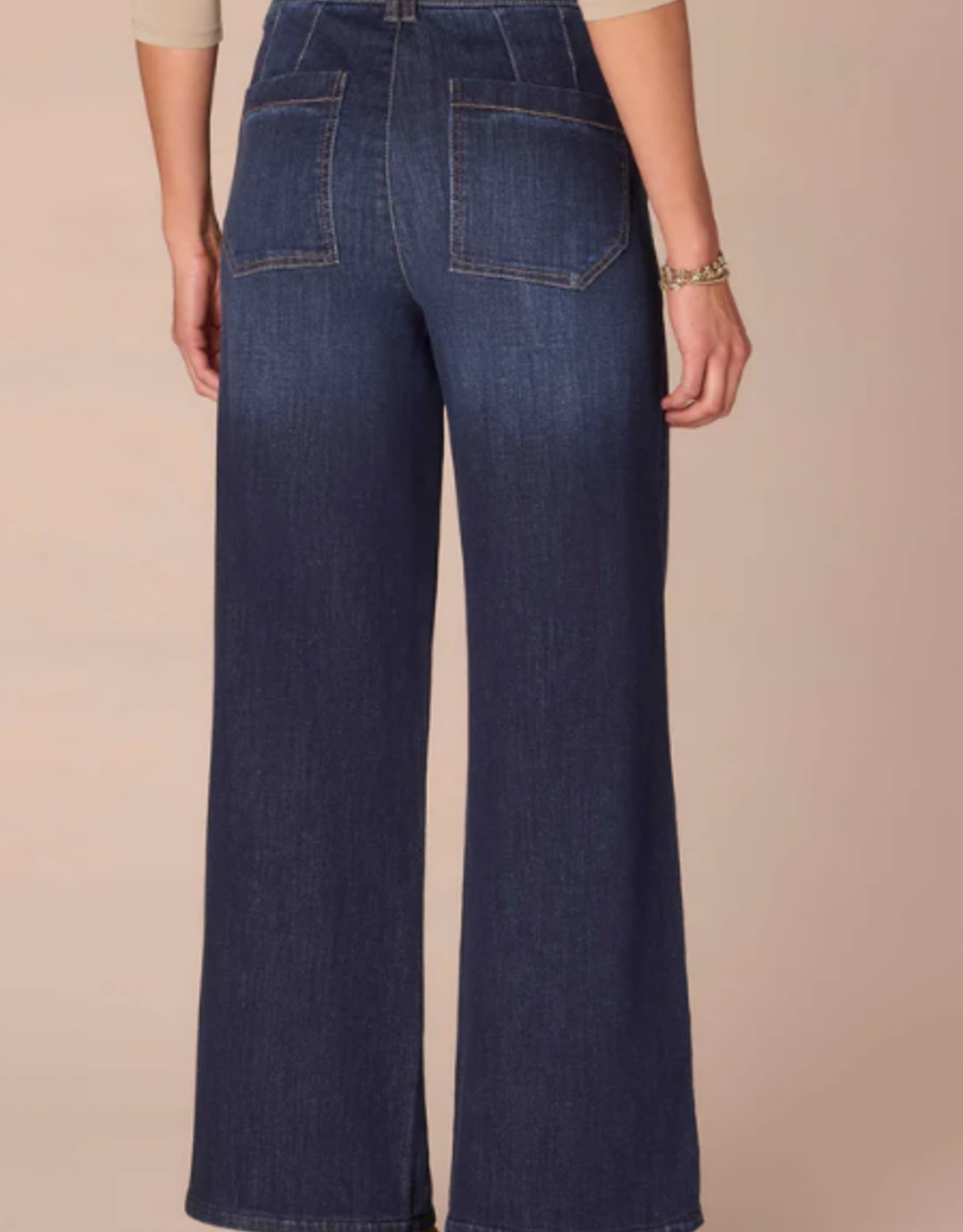 Democracy Democracy Blue Skyrise Wide Leg Jean  AA