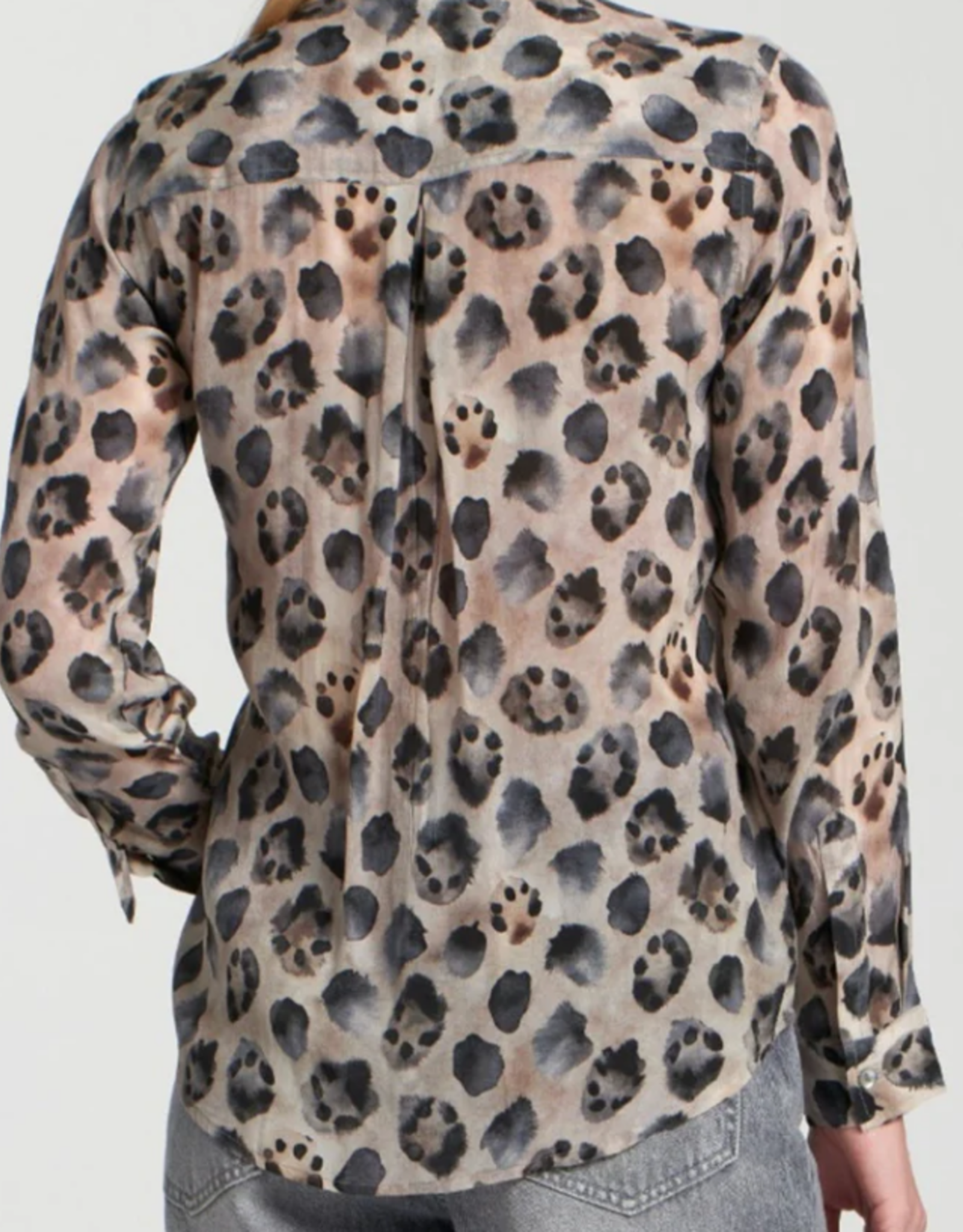 APNY APNY B-52p/C-284D  Animal Pring L/S Button Up Top CA