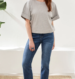 Tribal Tribal Sophia Dark Vintage Petite Straight Leg Denim