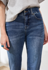 Tribal Tribal Sophia Dark Vintage Petite Straight Leg Denim