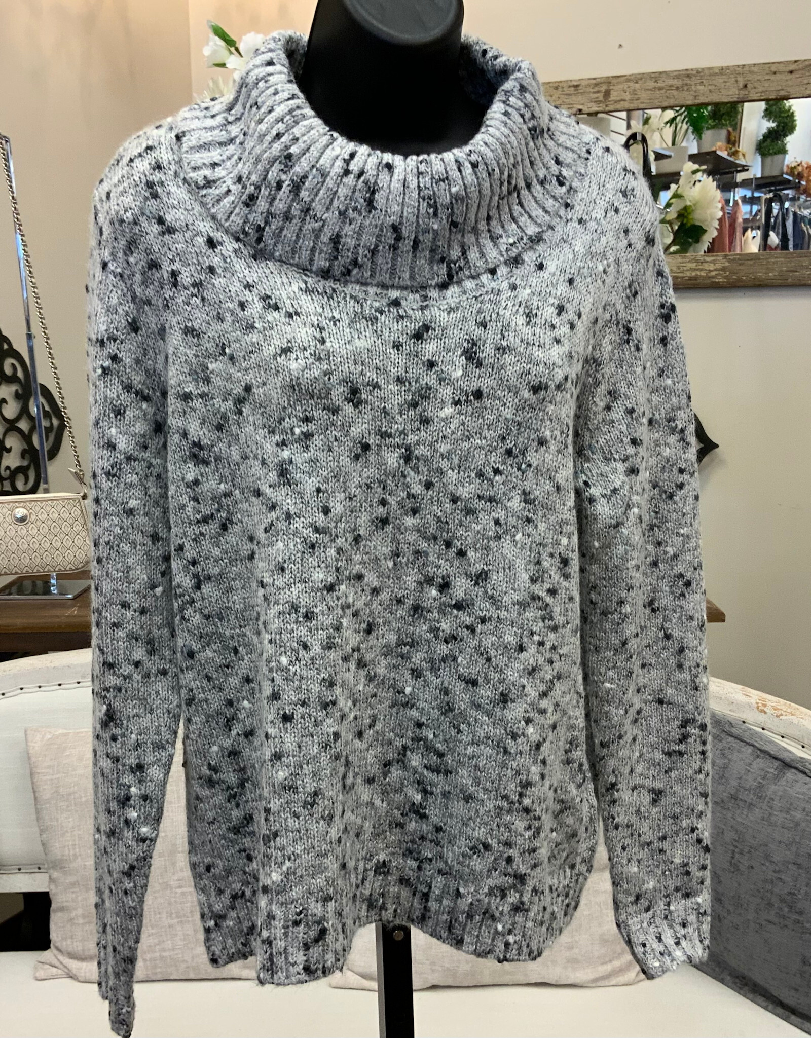 skyes the limit Skye's The Limit Tweedy Speckled Petite Sweater LA
