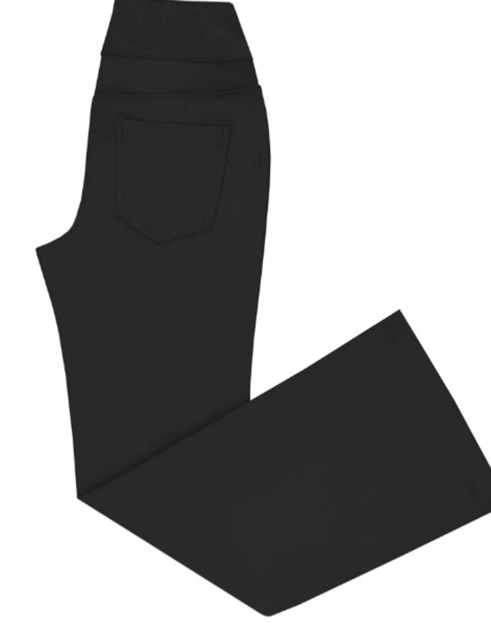 Ethyl Ethyl Black Pull On Ponte Wide Leg Pant CL