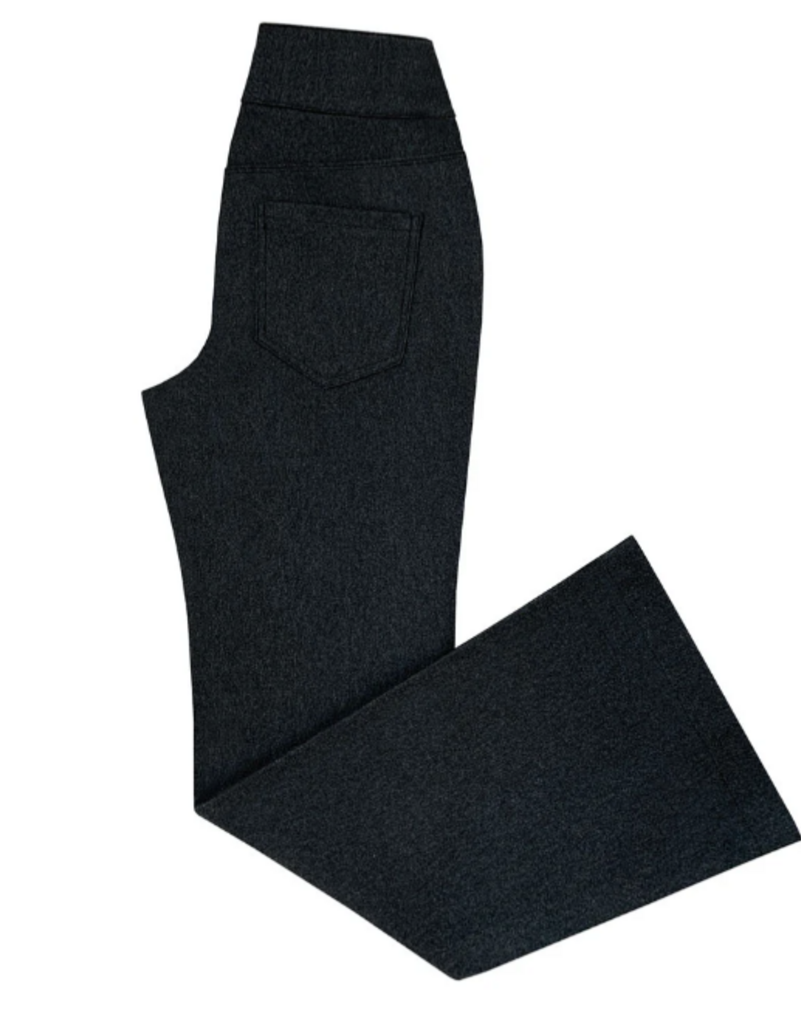 Ethyl Ethyl Grey Pull On Ponte Wide Leg Pant CL