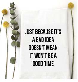 wildwood landing llc Wildwood Just because tea towel