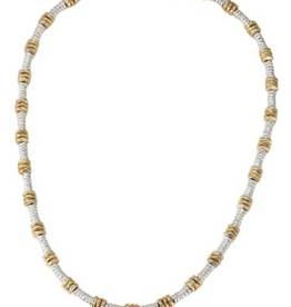 Coronet Coronet 31072N Two Tone Metal Beads Necklace