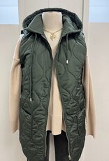 GG Jeans GG jeans Loden Long Quilted Vest