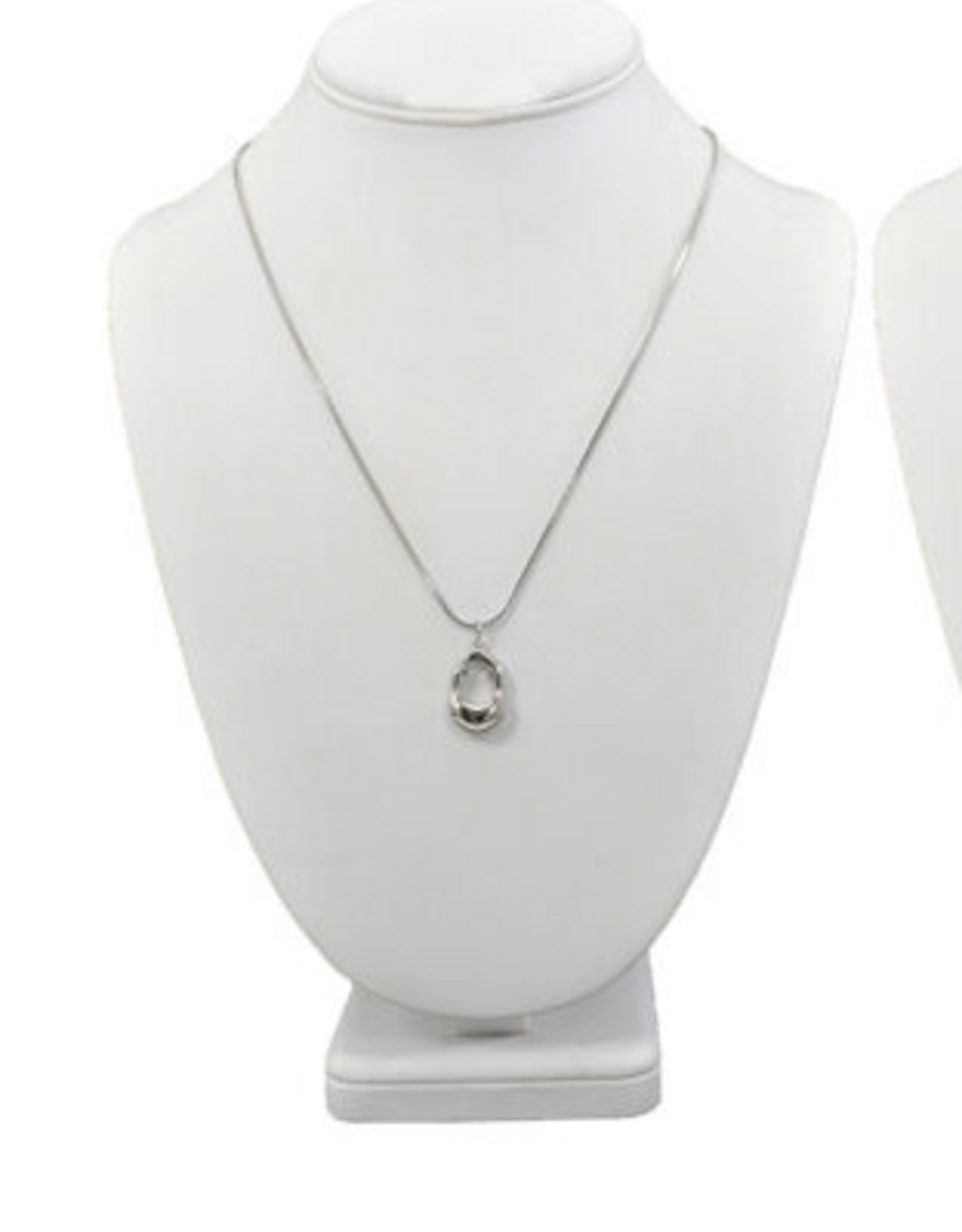 Coronet Jewelry Co Coronet 21646 Silver Organic Polished Pendant Necklace