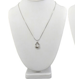 Coronet Jewelry Co Coronet 21646 Silver Organic Polished Pendant Necklace