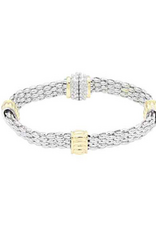 Coronet Coronet 34305 Two Tone Designer Station Magnetic Bracelet