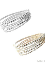 Coronet Jewelry Co Coronet Rhinestone 5 Piece Stretch Bracelet