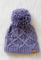 Panache Apparel Panache Periwinkle Knit Pom Hat Panache Apparel Panache Periwinkle Knit Pom Hat