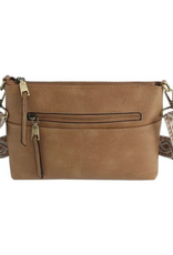 Coronet Jewelry Co Coronet Mocha Rectangular Crossbody w/Guitar Strap