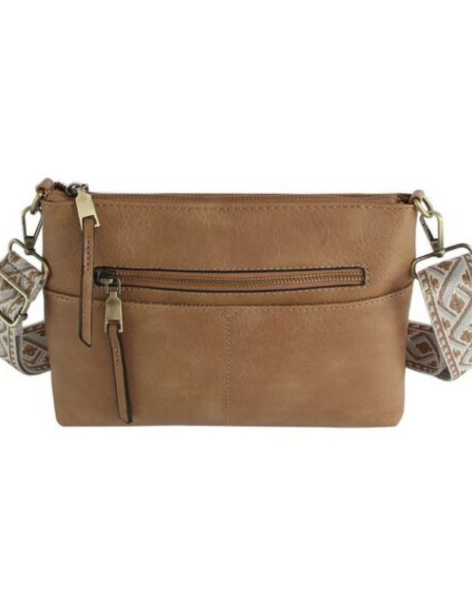 Coronet Jewelry Co Coronet Mocha Rectangular Crossbody w/Guitar Strap