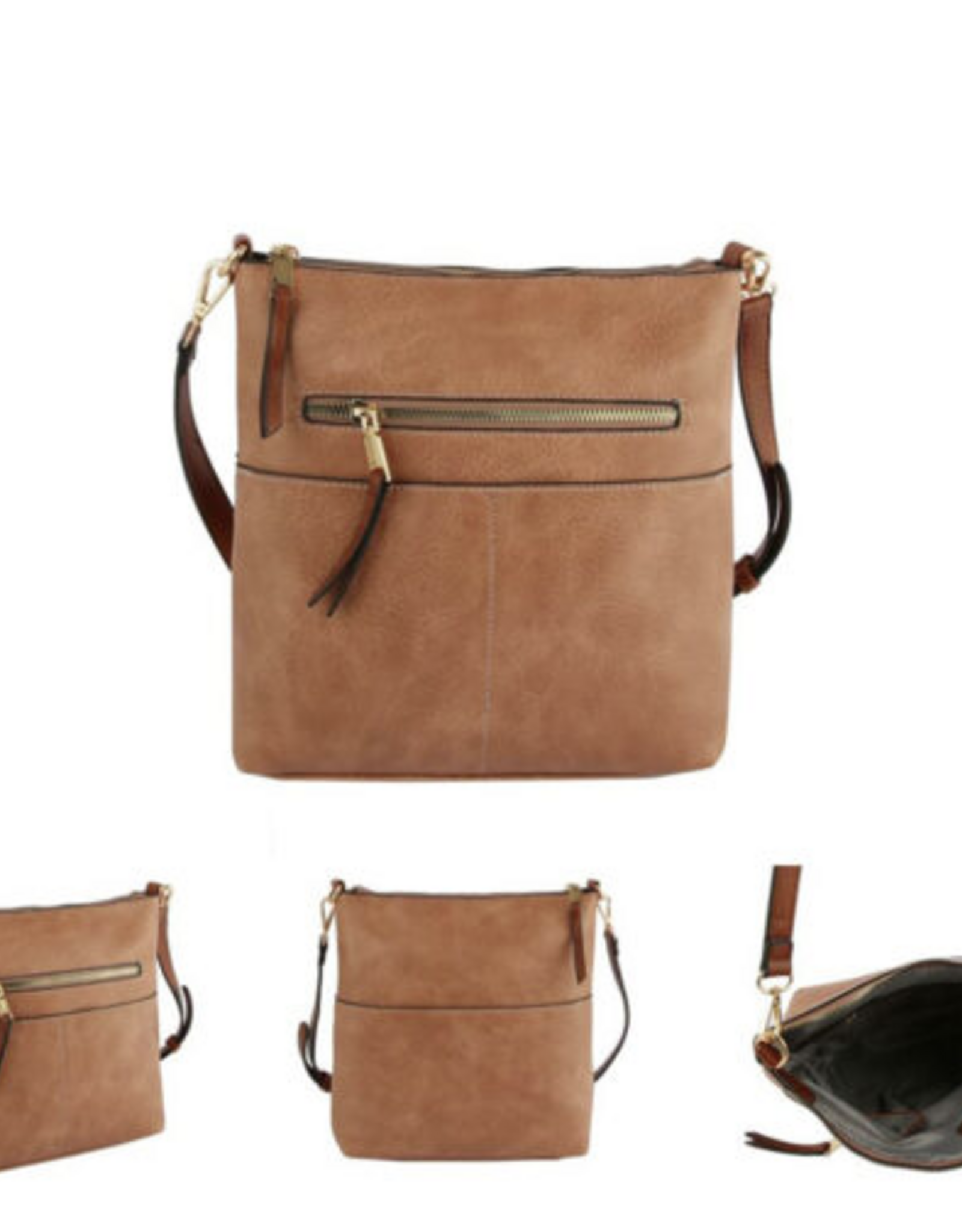Coronet Jewelry Co Coronet 39046 Sage Crossbody w/Brown Strap