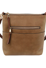 Coronet Jewelry Co Coronet 39047 Mocha Crossbody w/Brown Strap Coronet Jewelry Co Coronet 39047 Mocha Crossbody w/Brown Strap