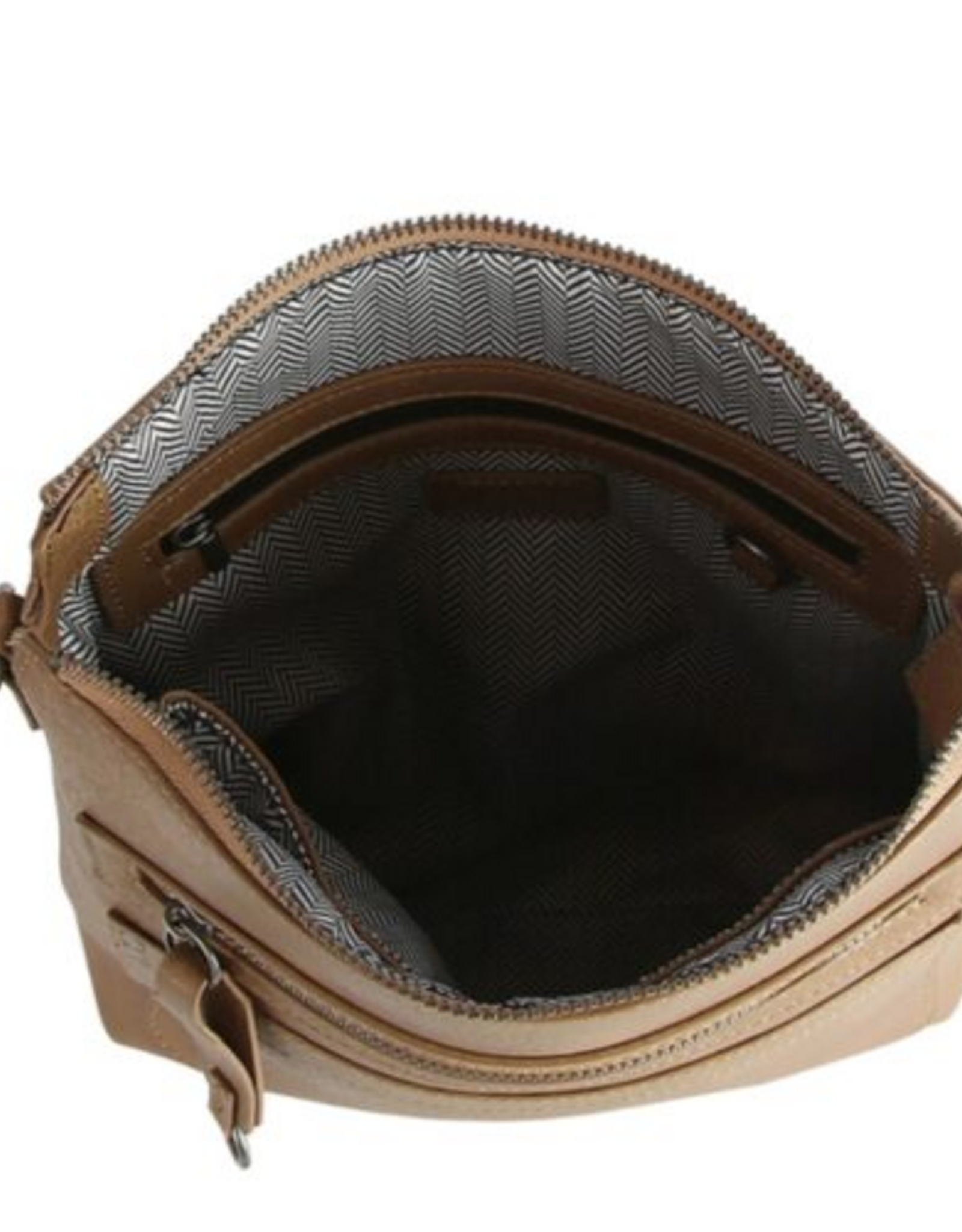 Coronet Jewelry Co Coronet Mocha Front Zip Crossbody w/Guitar Strap