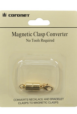 Coronet Jewelry Co Coronet Gold/Silver Barrel Magnetic Clasp for Necklace
