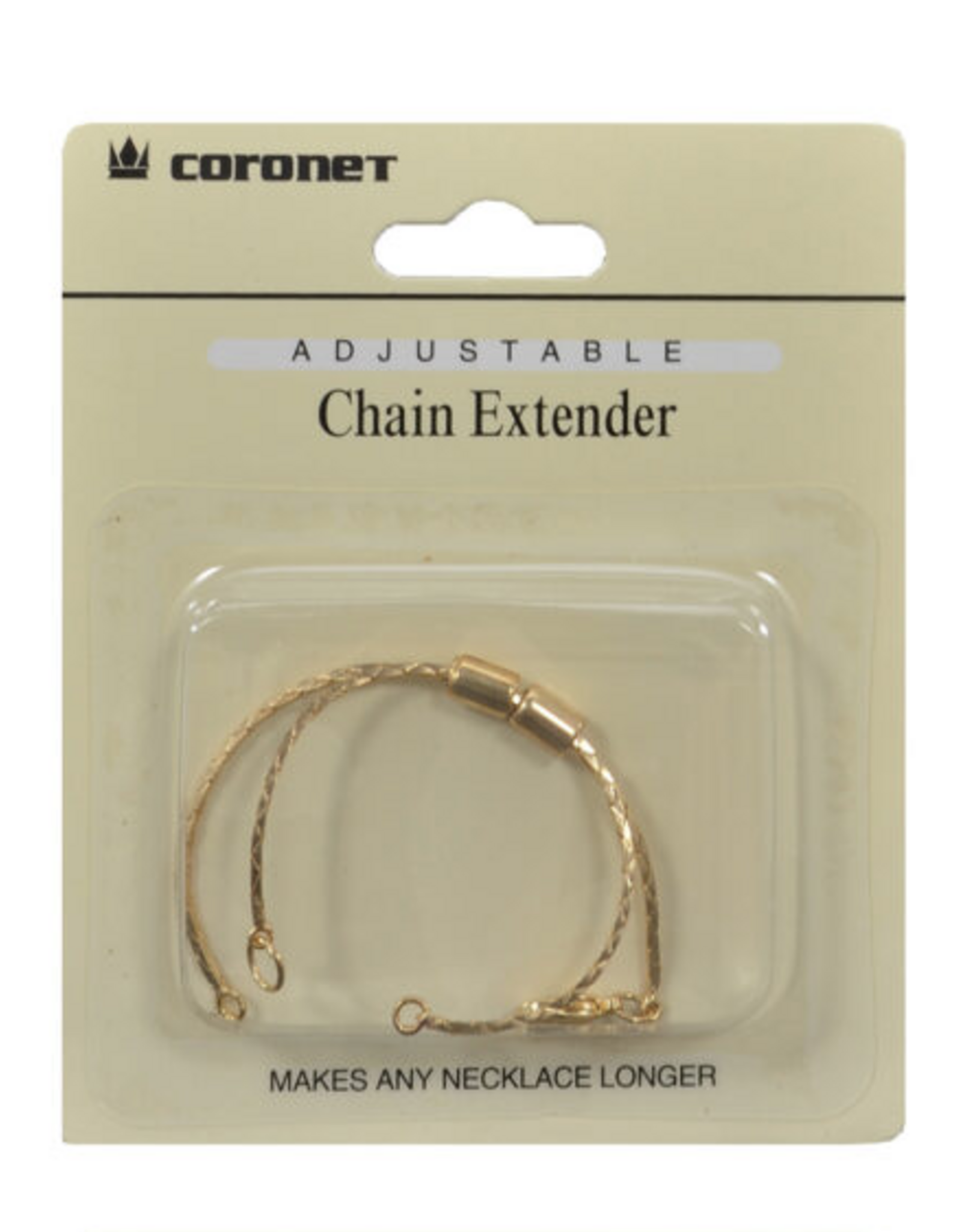 Coronet Jewelry Co Coronet Gold/Silver Necklace Extender