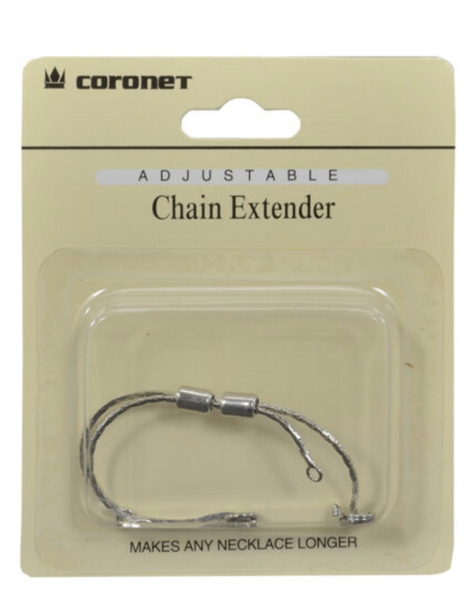 Coronet Jewelry Co Coronet Gold/Silver Necklace Extender