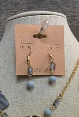 Coronet Coronet Gold Mixed Material Earring