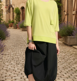 Joseph Ribkoff Joseph Ribkoff   Honey Dew Melon S/S Tunic Top