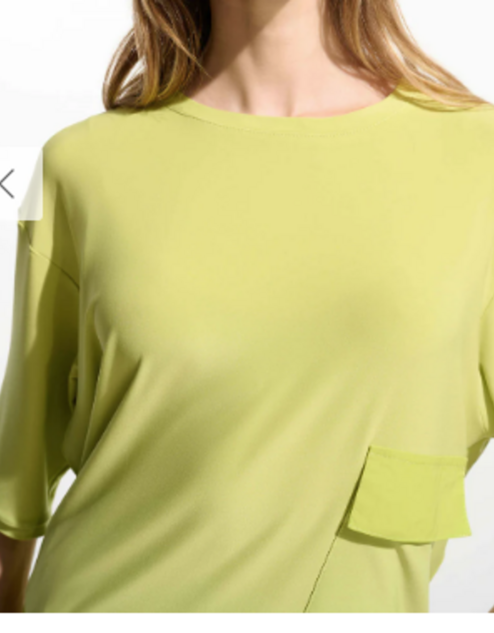 Joseph Ribkoff Joseph Ribkoff   Honey Dew Melon S/S Tunic Top