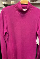 Trisha Tyler Trisha Tyler Fuschia Cowl Neck Sweater w/Pocket & Stitch Detail CC
