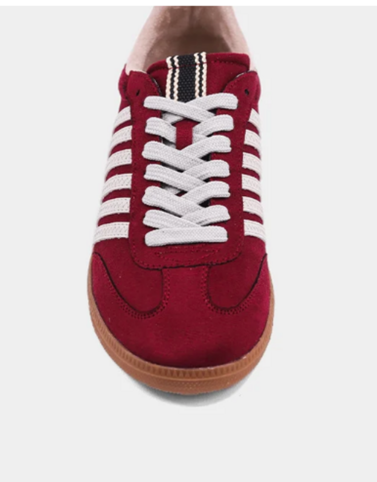 Shu Shop Shu Shop Stevie Wine Suede Sneaker