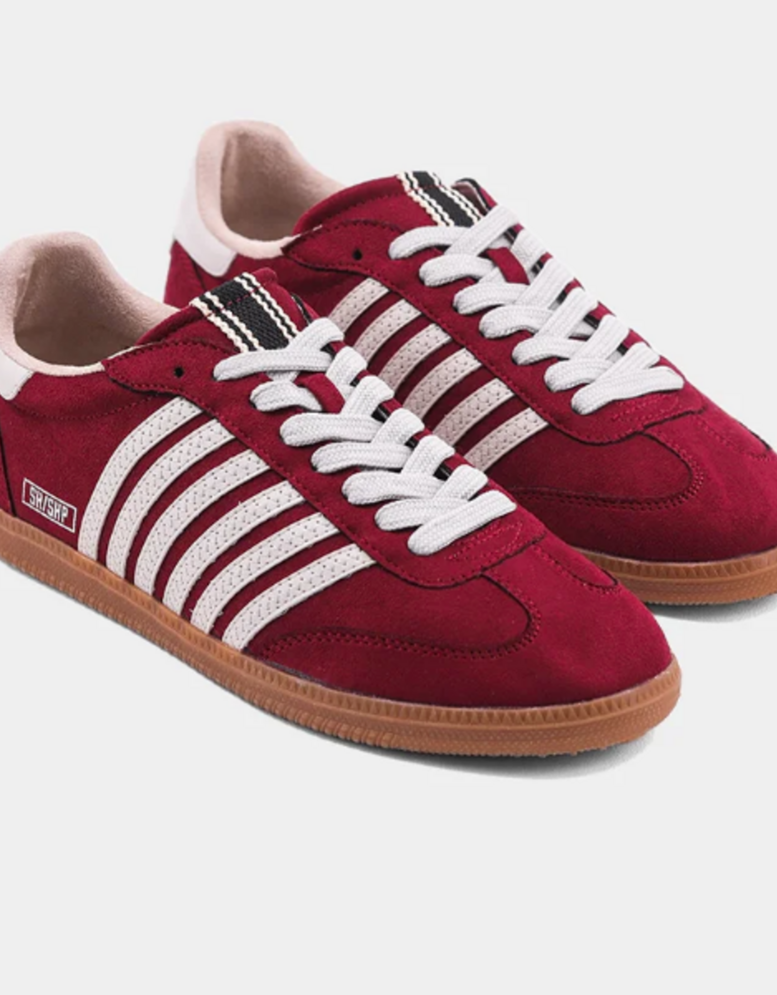 Shu Shop Shu Shop Stevie Wine Suede Sneaker