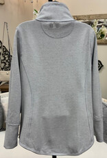 Lulu B Lulu B Grey  Reversible Zip Up Jacket AH Lulu B Lulu B Grey  Reversible Zip Up Jacket AH