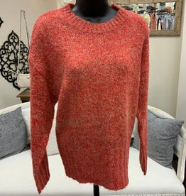 Papillon Papillon  Rust Marble Sweater LS