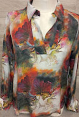 APNY APNY Red Multi Long Sleeve Top CA