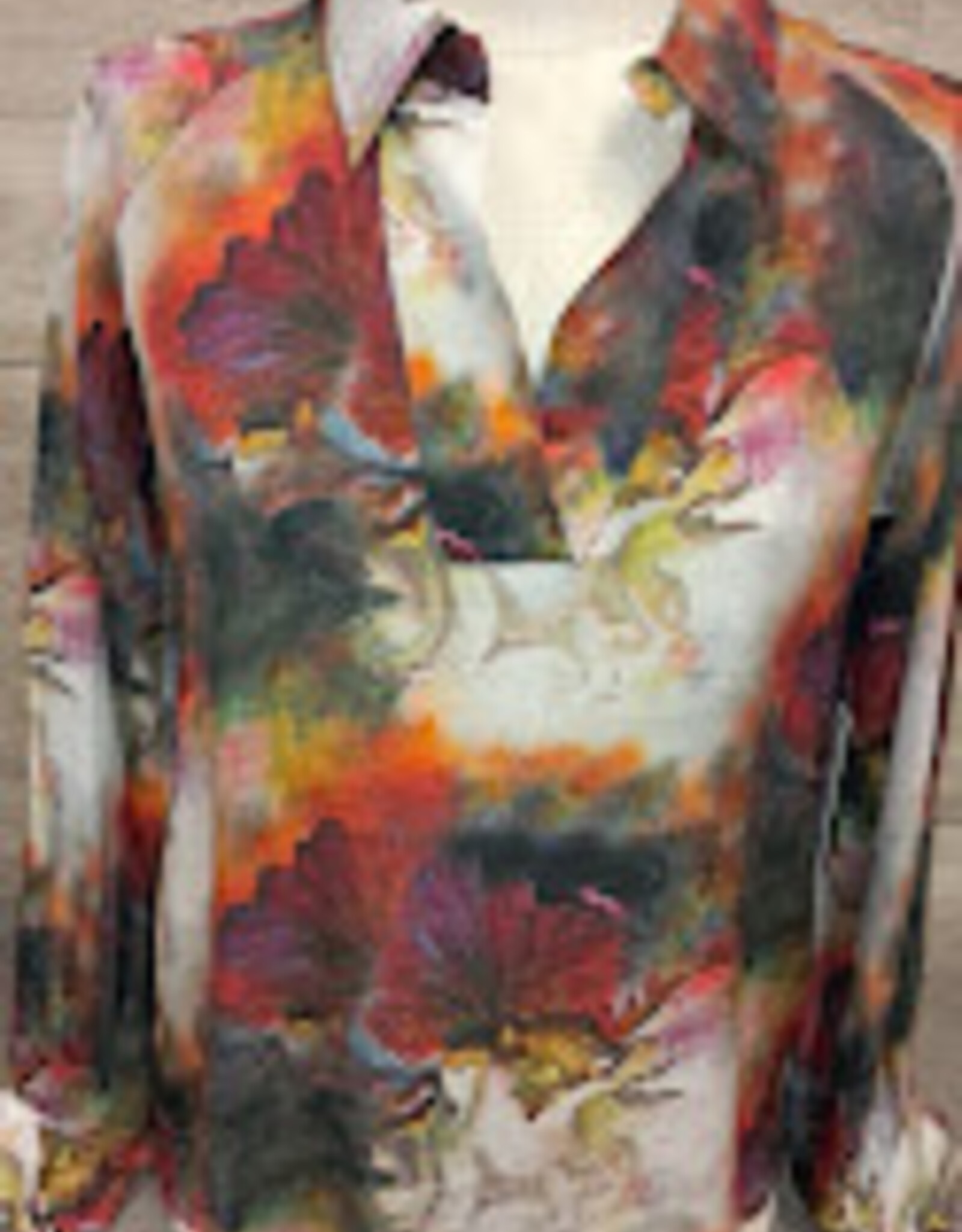 APNY APNY Red Multi Long Sleeve Top CA