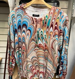 APNY APNY Apricot Multi Print Long Sleeve CA