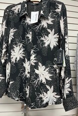 APNY APNY Black Multi Print  Top CA