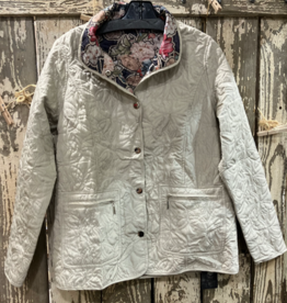 Lady Liberty Lady Liberty Parchment Reversible Floral Jacket AK