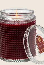 Aromatique Aromatique Smell of Christmas Textured Glass Candle W/Lid 15 0z BO