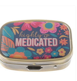 Karma  Highly Medicated Small Metal Pill Case