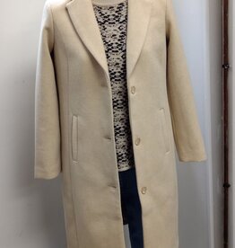 Soya Concept Soya Sand Single Breasted Wool Coat RC