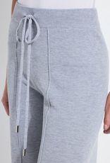 Lysse Lysse Grey Wide Leg Drawstring Knit Pant