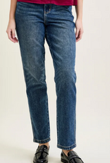 Judy Blue Judy Blue 881060 Rigid Magic Blue High Waist Straight Fit  Petite Jean