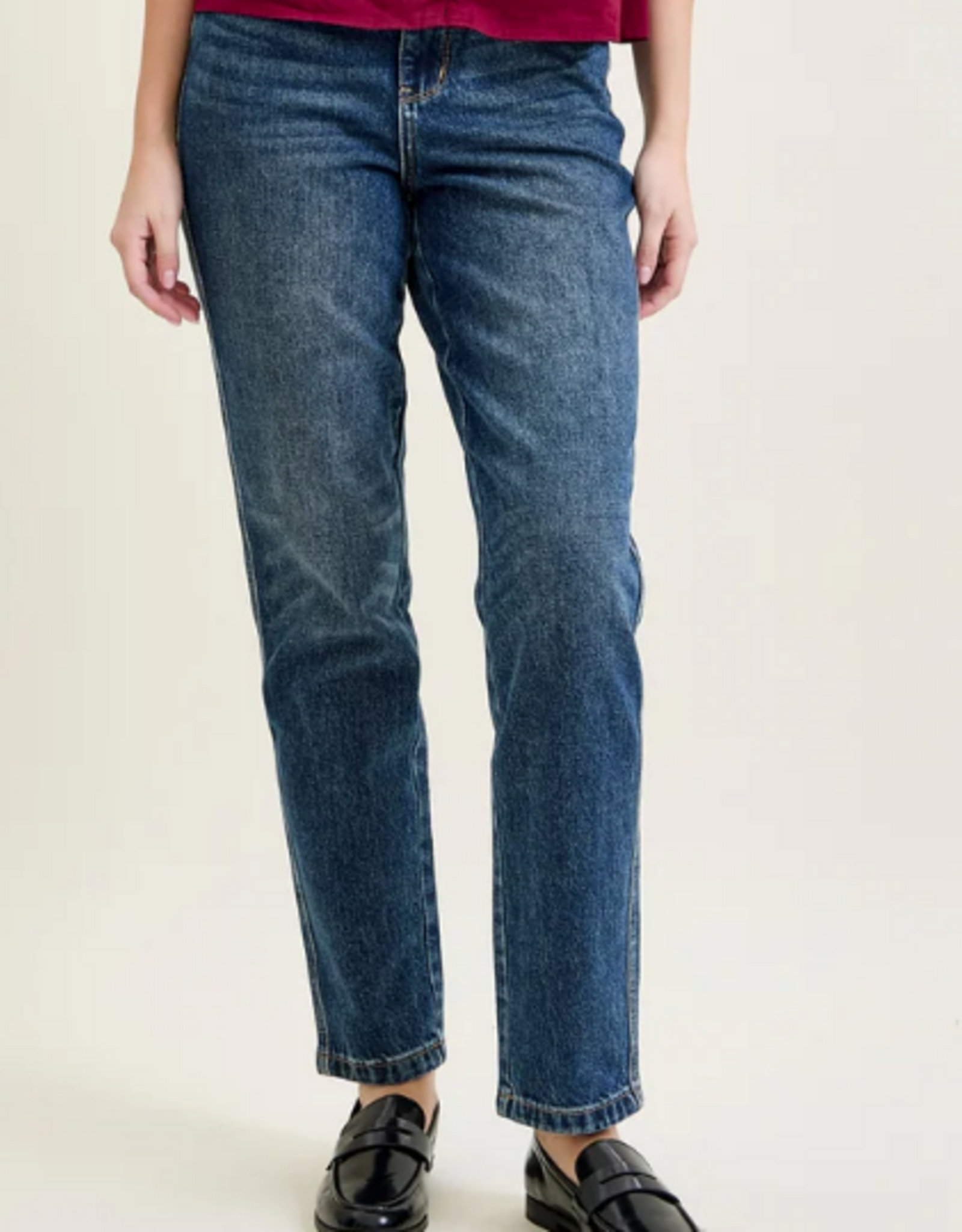 Judy Blue Judy Blue  Rigid Magic Blue High Waist Straight Fit  Petite Jean