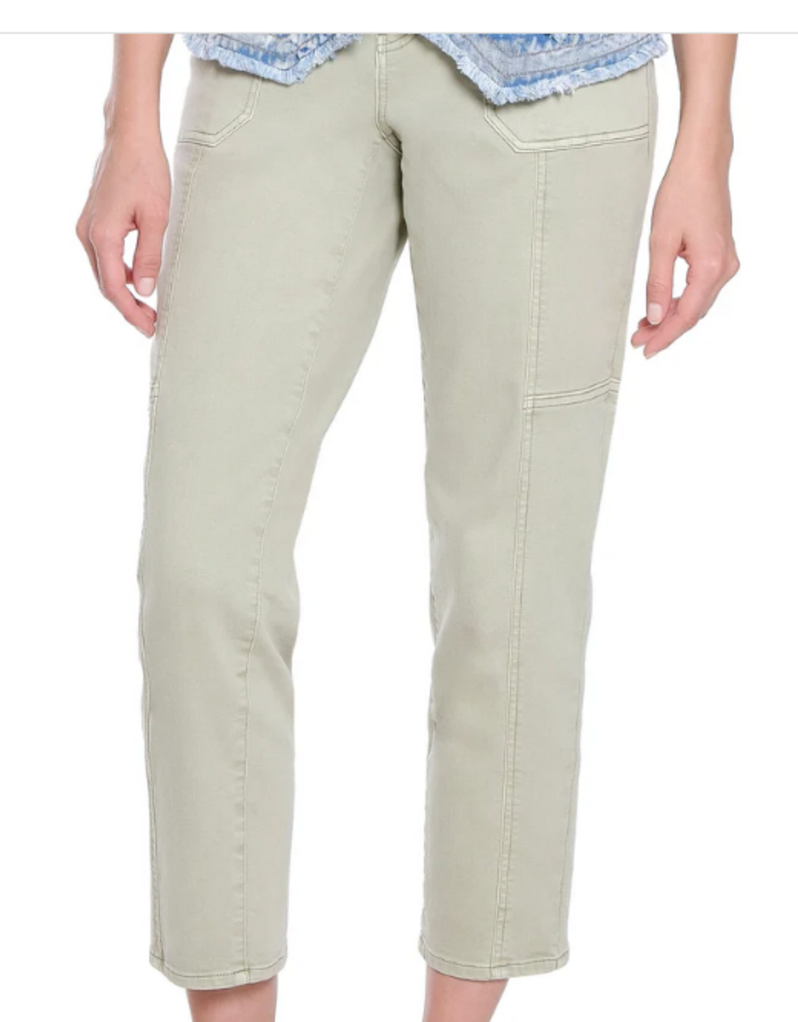 Sharon Young Inc Tru Luxe Jade Twill Utility Jean