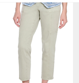 Sharon Young Inc Tru Lux T16106PM  Jade Twill Utility Jean