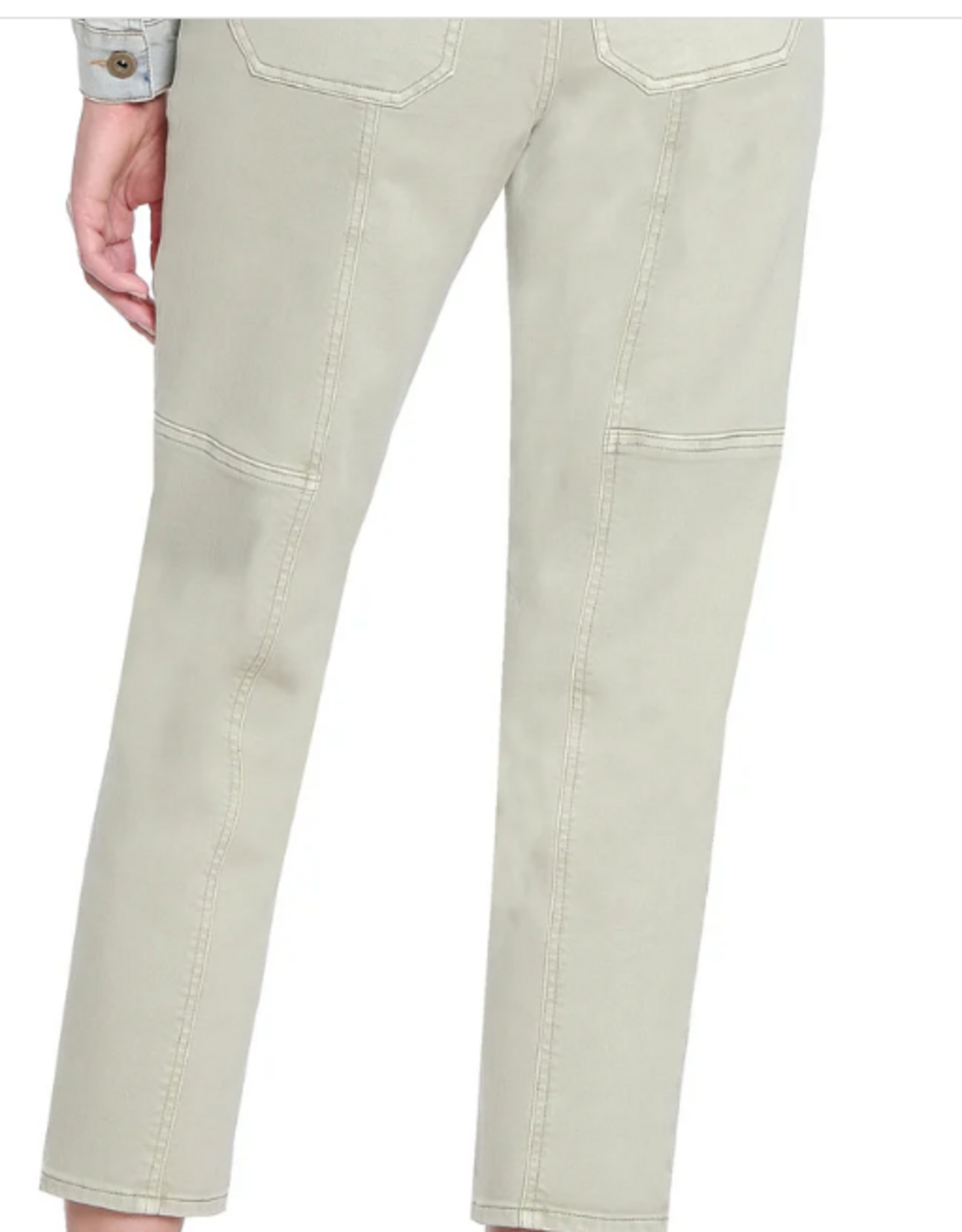 Sharon Young Inc Tru Lux T16106PM  Jade Twill Utility Jean