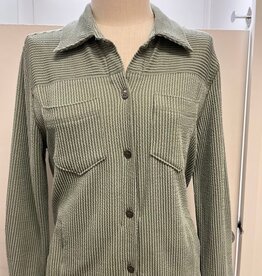 Southern Lady Southern Lady Misted Fern  L/S Button Up