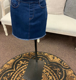 Tribal Tribal  Audrey Pull On Fade Blue Denim Skirt