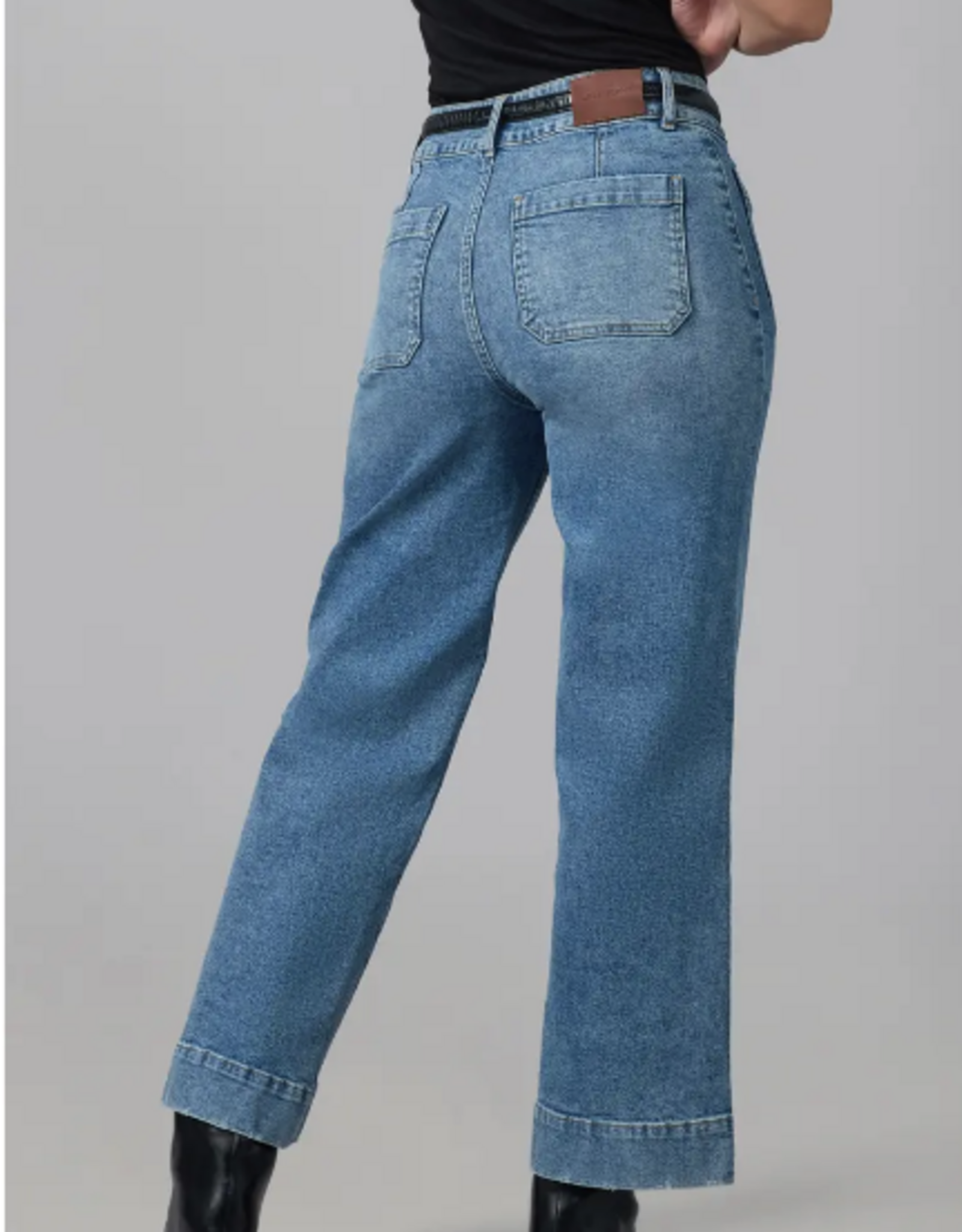 Lola Jeans Lola COLETTE Light Blue High Rise Wide Leg Jean