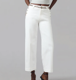 Lola Jeans Lola COLETTE Off White  High Rise Wide Leg Jean
